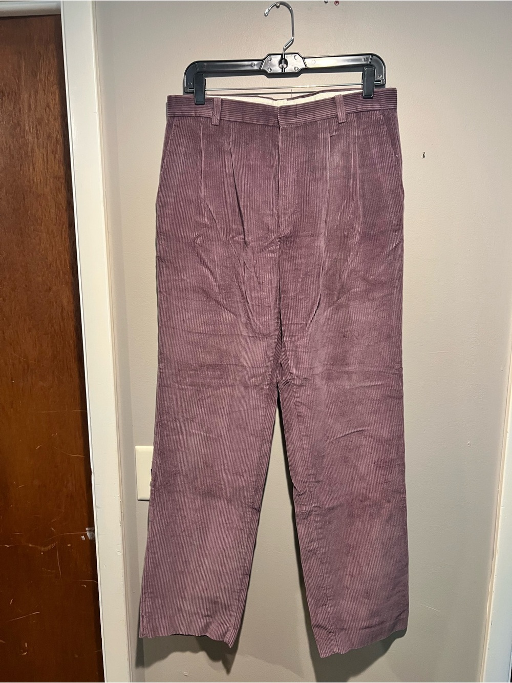 Vintage American Eagle Outfitters Mauve Corduroy Straight-Leg Pants